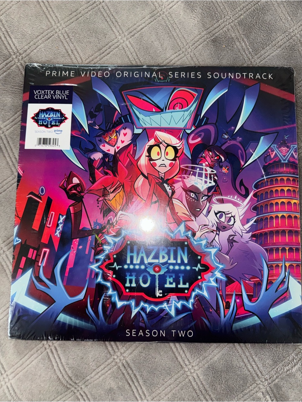 Hazbin Hotel: Season Two Original Soundtrack Voxtek Blue Clear Vinyl